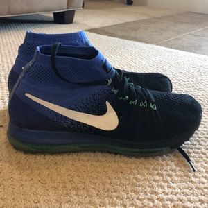 Nike fly Knit All zoom blue 9.5